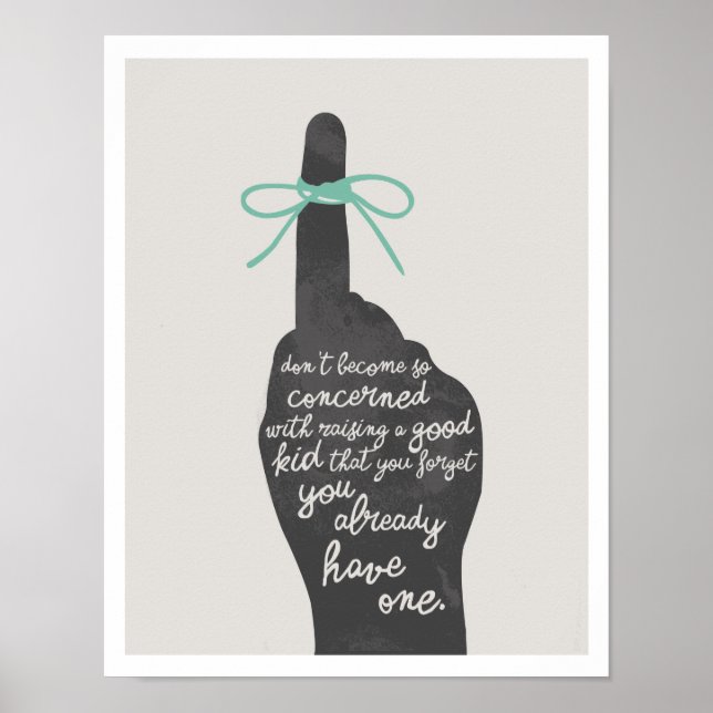 Raising a Good Kid 11"x14" Art Print II (Front)