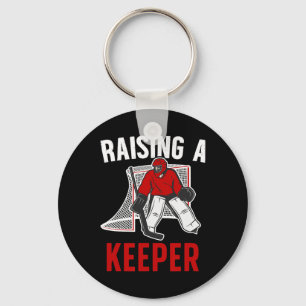 Raising A Hockey Keeper Dad Of A Hockey Goalkeeper Key Ring