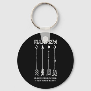 Raising Arrows Psalm 127;4 Mothers Day Christian B Key Ring