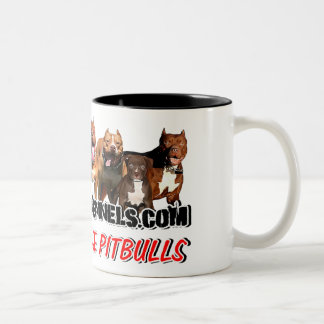 RAISING CAIN KENNELS XXL RED NOSE PITBULL MUG