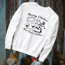 Raising Chickens And Feral Children Line Art
