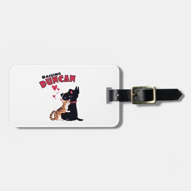 Raising Duncan Luggage Tag (Front Horizontal)