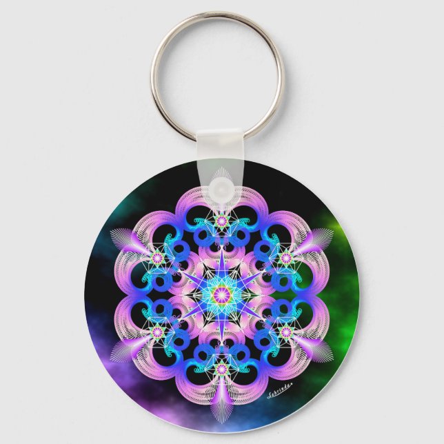 Raising Frequencies/AllowWellness Key Ring (Front)