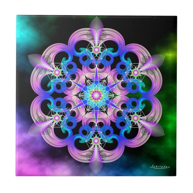 Raising Frequencies Ceramic Tile (Front)