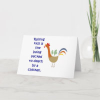 Raising Kids is Like Being Pecked to Death