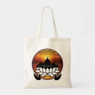 Raising Lord Caitanya's Temple Tote Bag