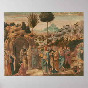 Raising of Lazarus Benozzo Gozzoli Fine Art Poster