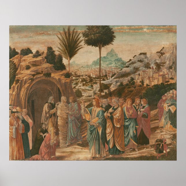 Raising of Lazarus Benozzo Gozzoli Fine Art Poster (Front)
