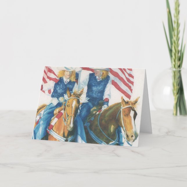 Raising the Colours Card (Front)