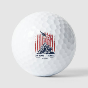 Raising the Flag America 250 Years Anniversary Golf Balls