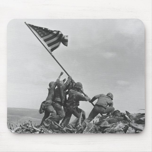 Raising the Flag on Iwo Jima Mouse Pad (Front)