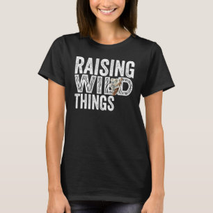 Raising Wild Things Mum Cute  Mother's Day T-Shirt