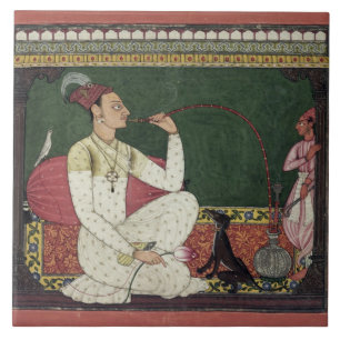 Raja Medini Pal, inscribed on the reverse in Takar Ceramic Tile