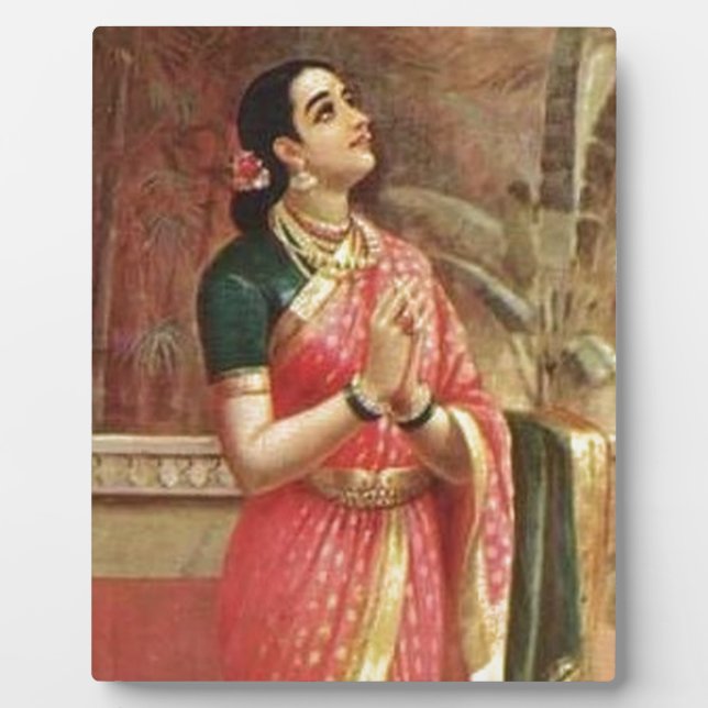 Raja Ravi Varma's Swam Messenger Plaque (Front)
