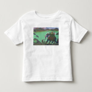 Raja Sarup Singh of Udaipur, on a boar hunt Toddler T-Shirt