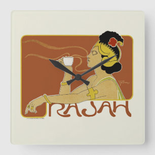 Rajah Square Wall Clock