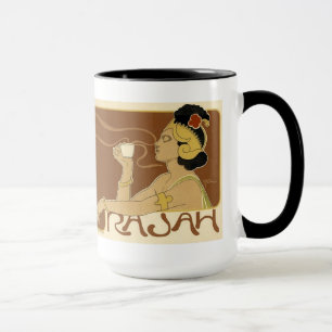 Rajah Vintage Coffee Advertisement Mug