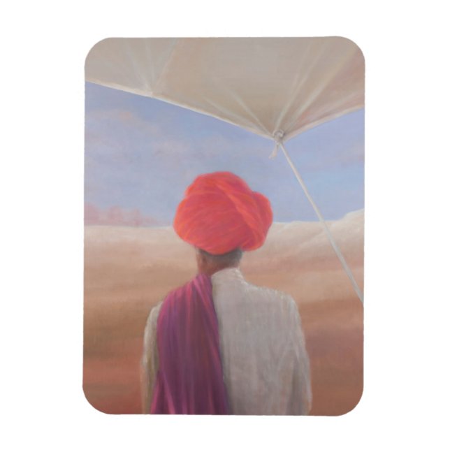 Rajasthan farmer 2012 magnet (Vertical)