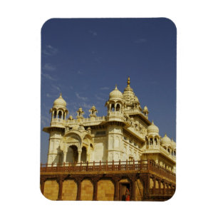 Rajasthan, India A woman standing at and accient Magnet