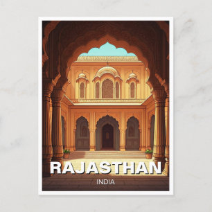 Rajasthan India Souvenir Postcard