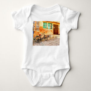 Rajasthan Street Scene: Indian Style Baby Bodysuit