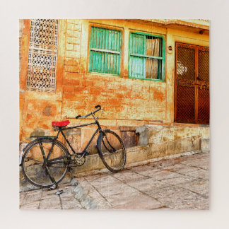 Rajasthan Street Scene: Indian Style Jigsaw Puzzle