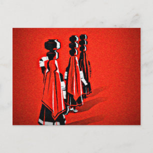 Rajasthani Girls Postcard