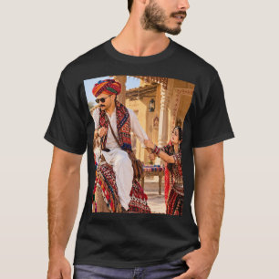 RAJASTHANI HERITAGE TRADITIONAL INDIAN ART T-SHIRT
