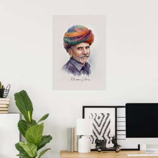 Rajasthani Wall Art Poster