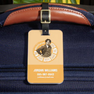 Rajesh Info Graphic Luggage Tag