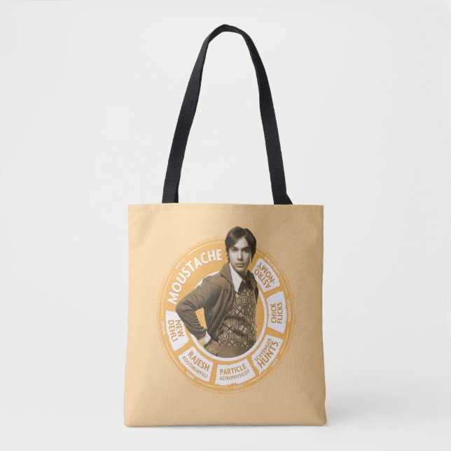 Rajesh Info Graphic Tote Bag (Front)