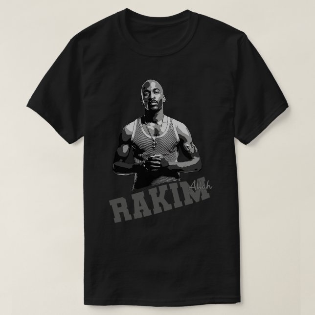 Rakim Allah Grey T-Shirt (Design Front)