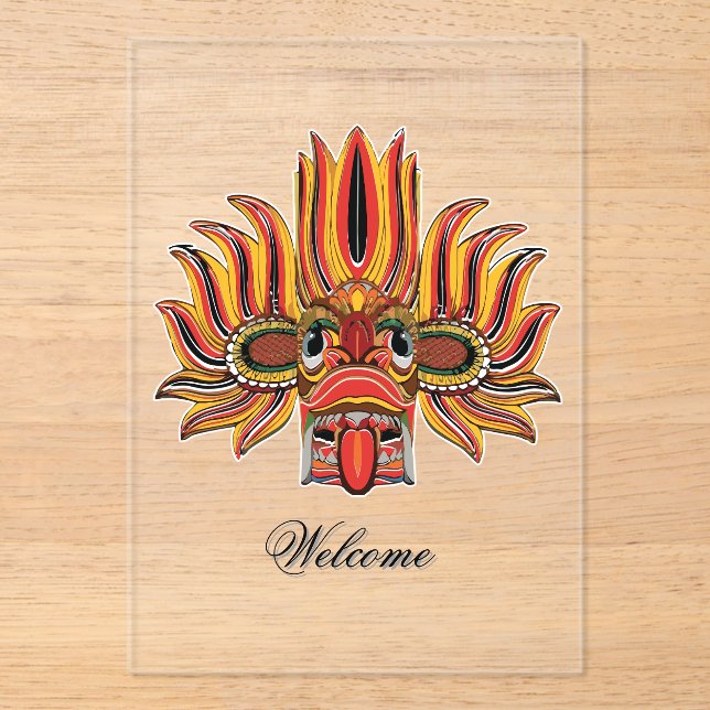 Raksha Acrylic Invitations (Front)