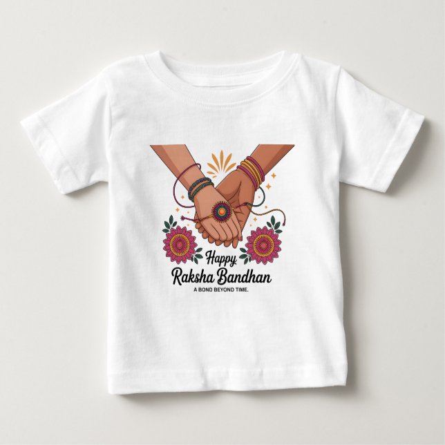 Raksha Bandhan Baby Fine Jersey T-Shirt (Front)
