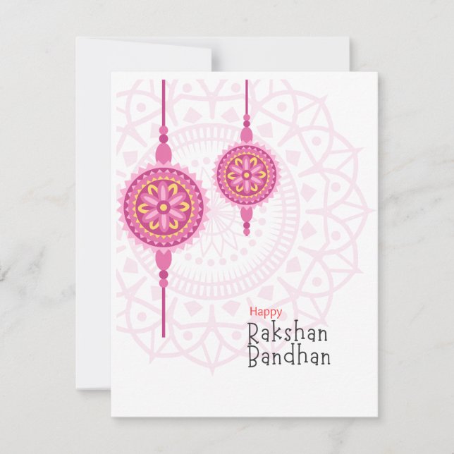 Raksha Bandhan Holiday Card (Front)