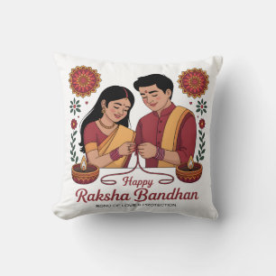 Raksha Bandhan Throw Pillow