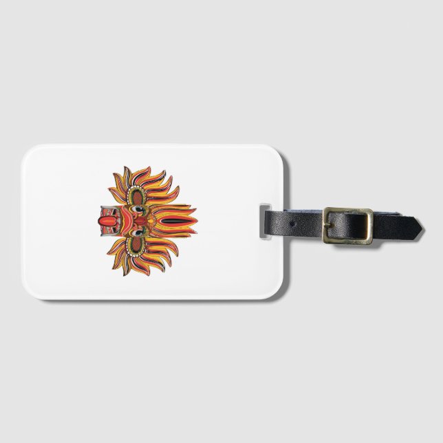 Raksha  luggage tag (Front Horizontal)