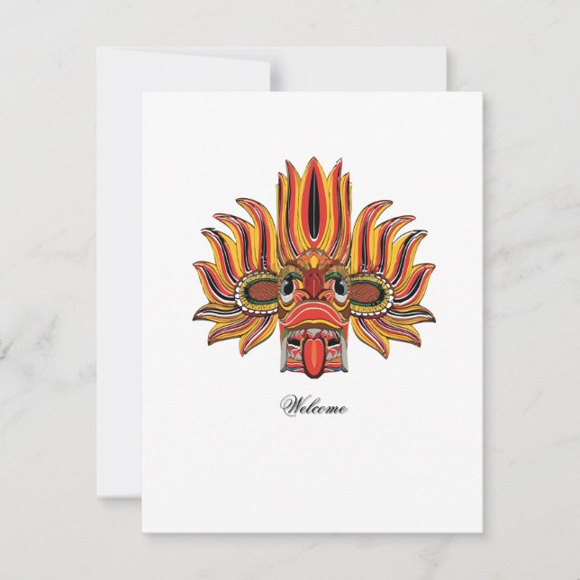 Raksha RSVP Card (Front)