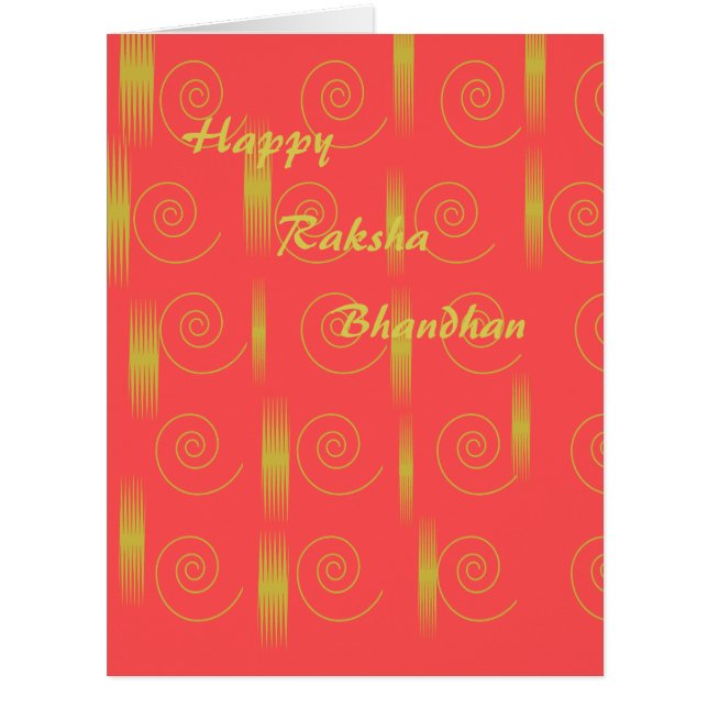 Rakshabandhan Card (Front)