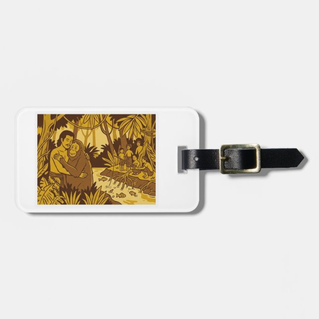 Rakup Beliang Luggage Tag (Front Horizontal)