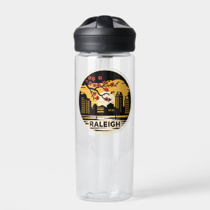 Raleigh City North Carolina USA Water Bottle
