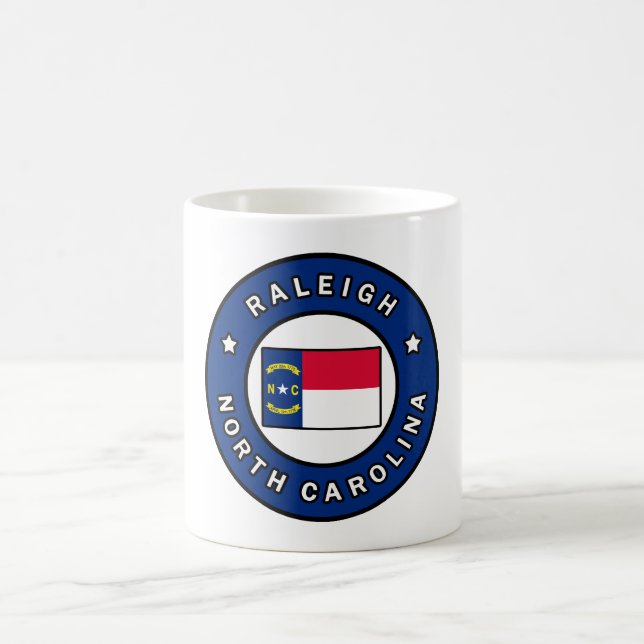 Raleigh North Carolina Coffee Mug (Center)