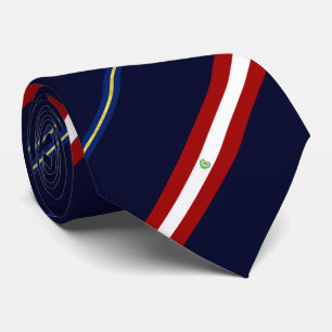 Raleigh (North Carolina) flag-seal Neck Tie