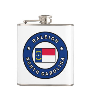 Raleigh North Carolina Hip Flask