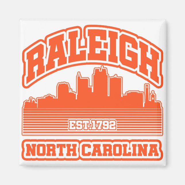 Raleigh,North Carolina Magnet (Front)