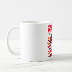 Raleigh North Carolina Oak City Autumn Leaves Coffee Mug