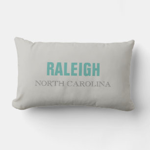 Raleigh North Carolina State Throw Pillow