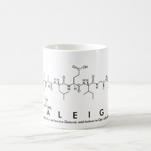 Raleigh peptide name mug
