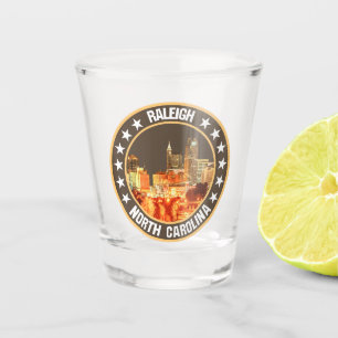 Raleigh shot glass