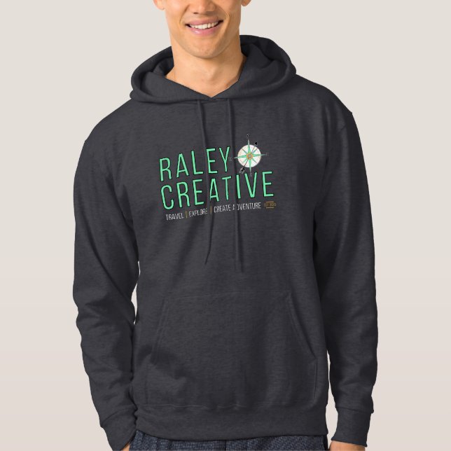 Raley Creative Dark Grey Hoodie (Front)